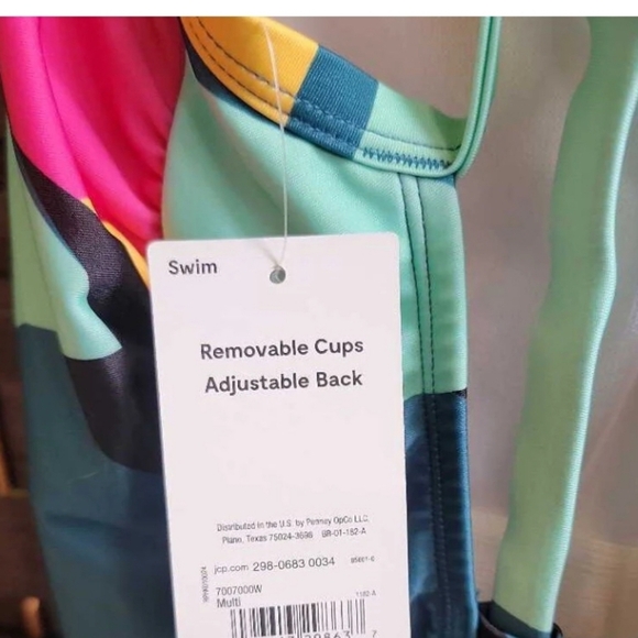 Xersion One Piece Removable Padded Cups Adjustable Back Swimsuit Sz XXL (NWT) - Picture 12 of 12